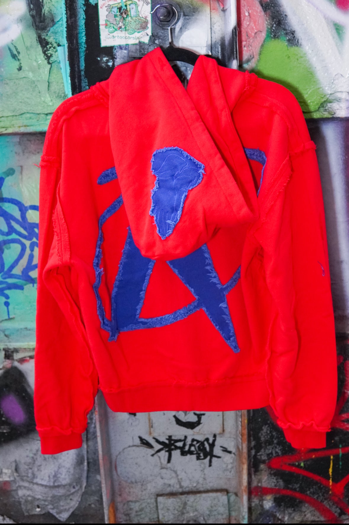 RED FORGIVEN HOODIE PT2