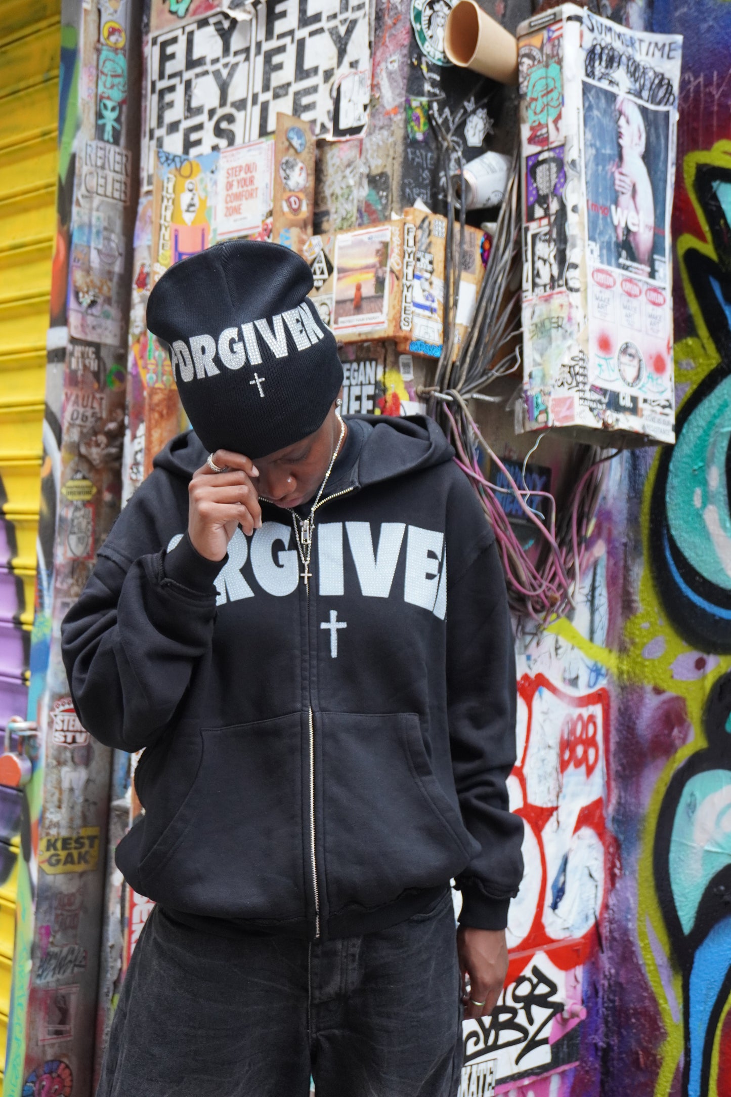 Black Forgiven Beanie