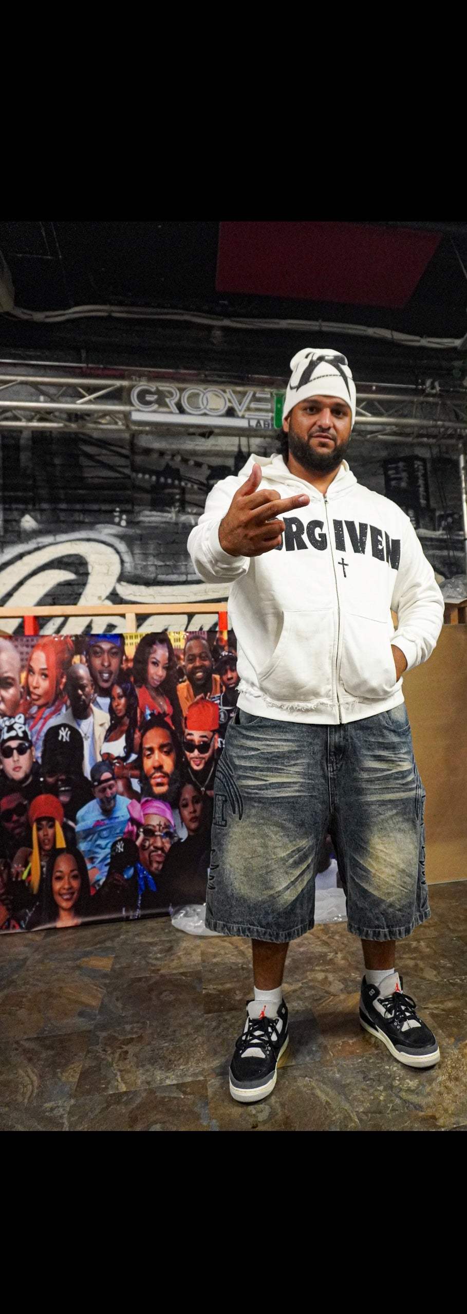 White Forgiven Hoodie