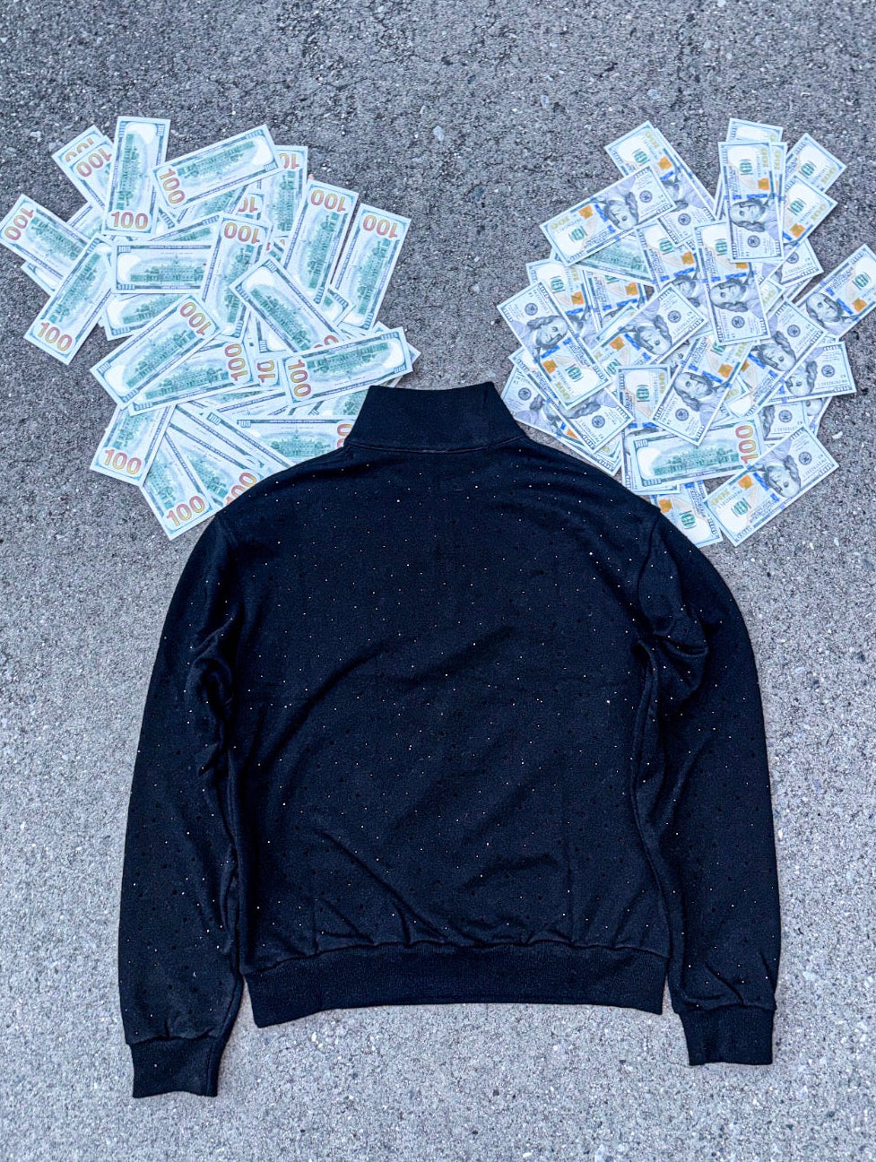 “Black Resilient  Quarter  Zip