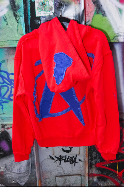 RED FORGIVEN HOODIE PT2