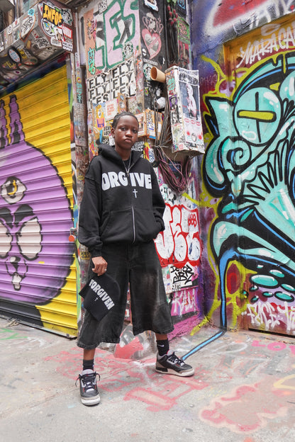Black Forgiven Hoodie