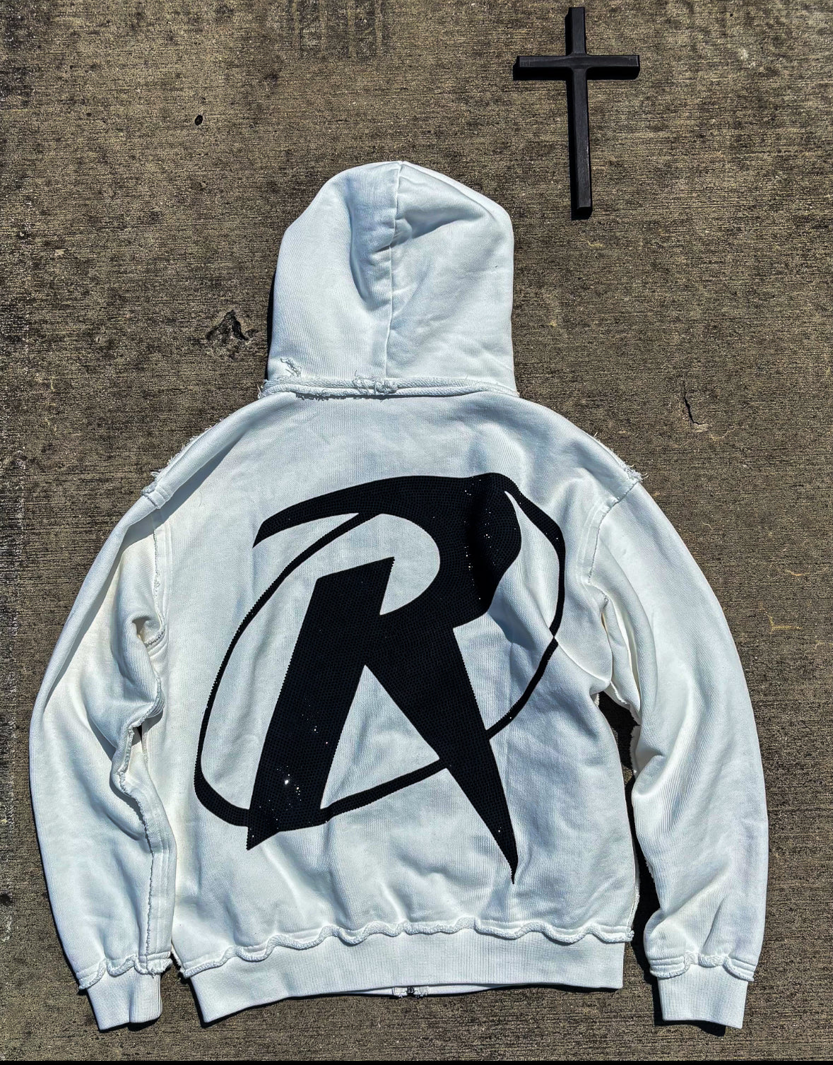 White Forgiven Hoodie