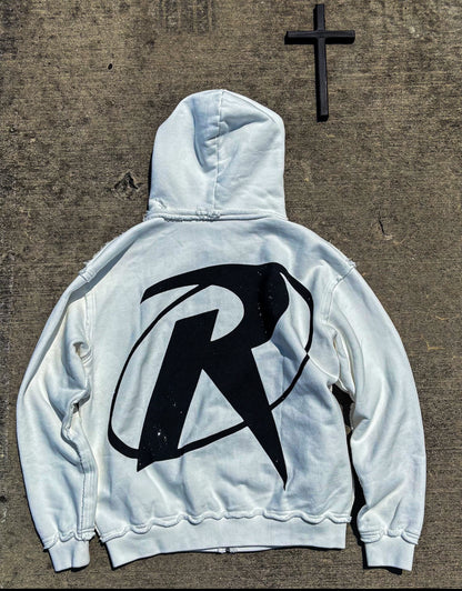 White Forgiven Hoodie