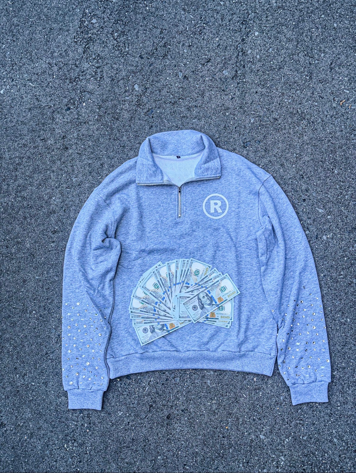 Gray Resilient Quarter zip