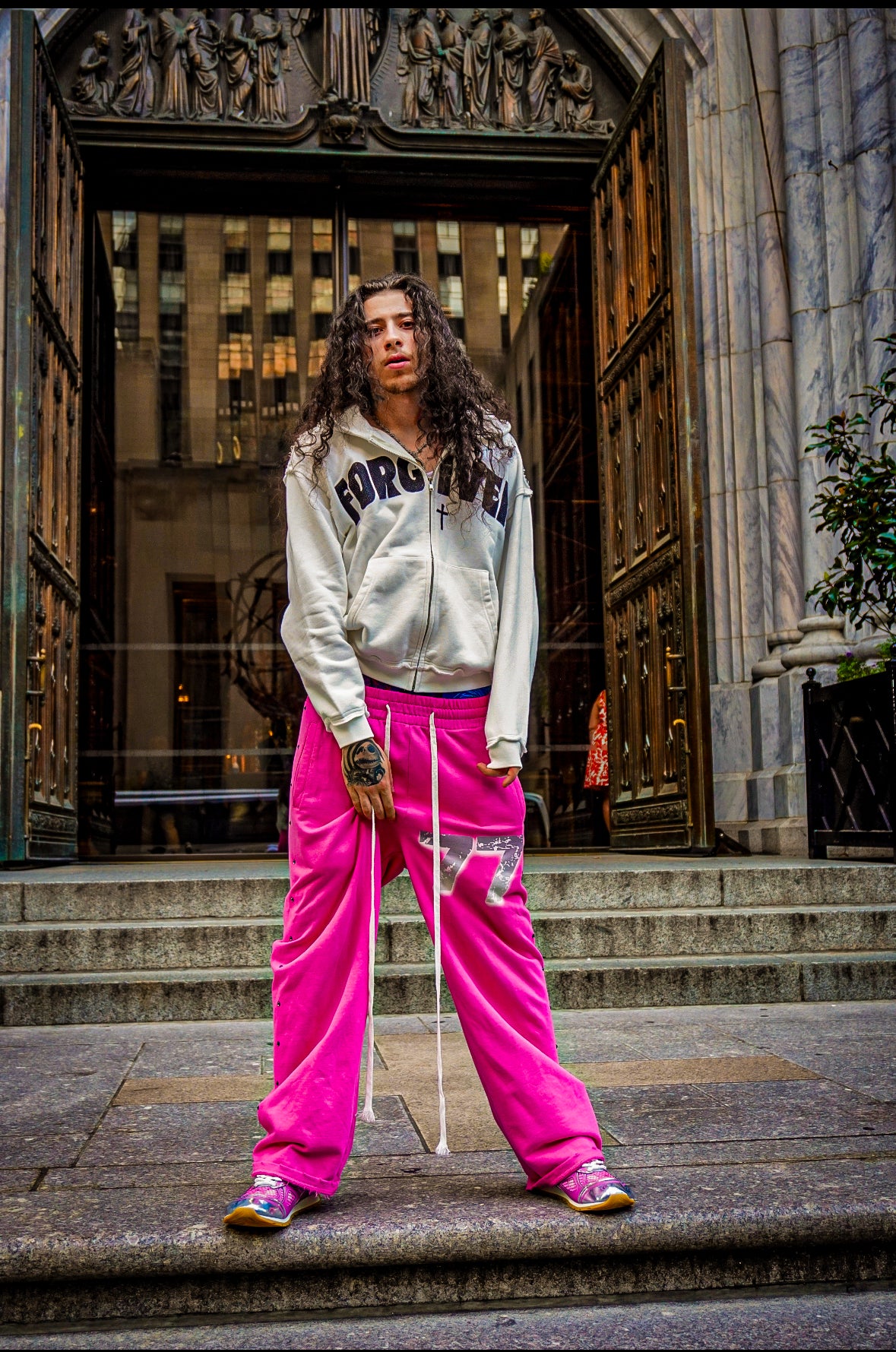 White Forgiven Hoodie